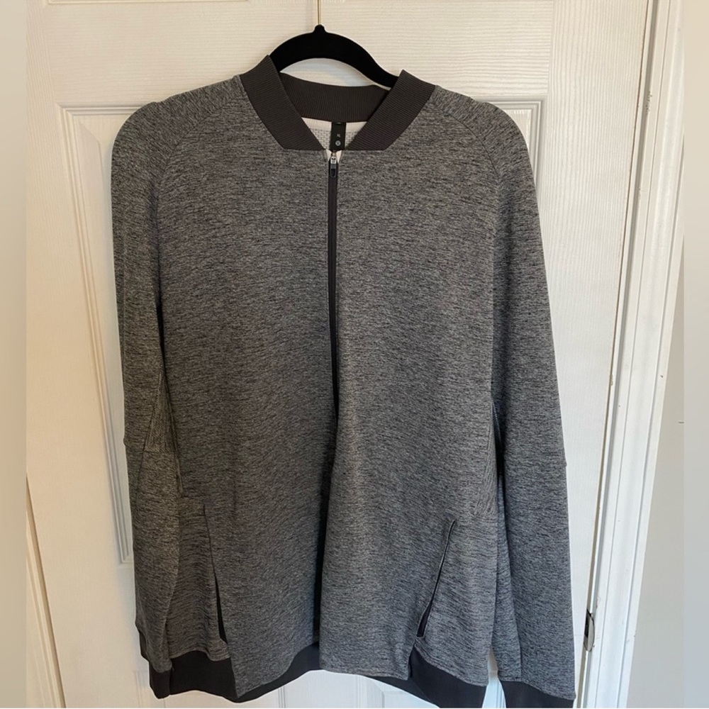 Lululemon Athletica grey zip-up. Size XL